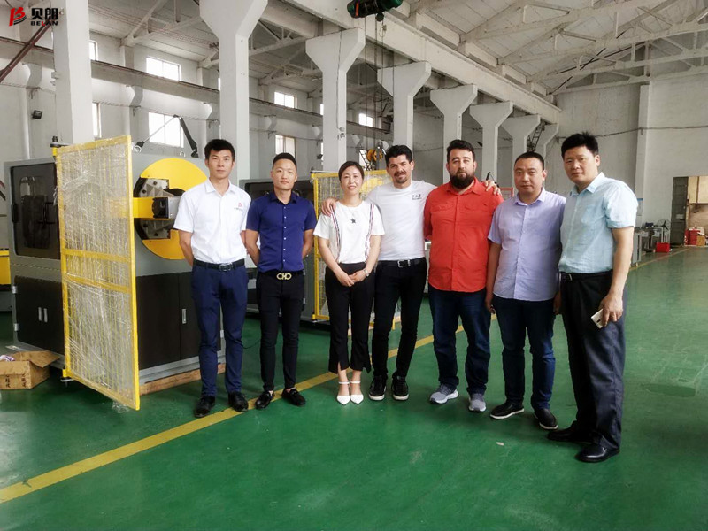 聽說，貝朗數控彎線機廠家來了外國客戶參觀？