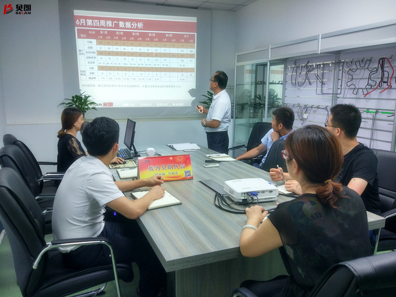 總結工作，計劃未來——貝朗鐵絲成型機員工周例會