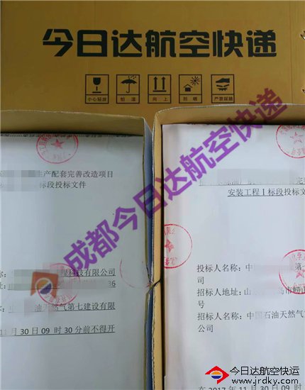 標(biāo)書航空快遞